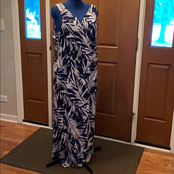 Blue and White Dress - Picture 1 of 5